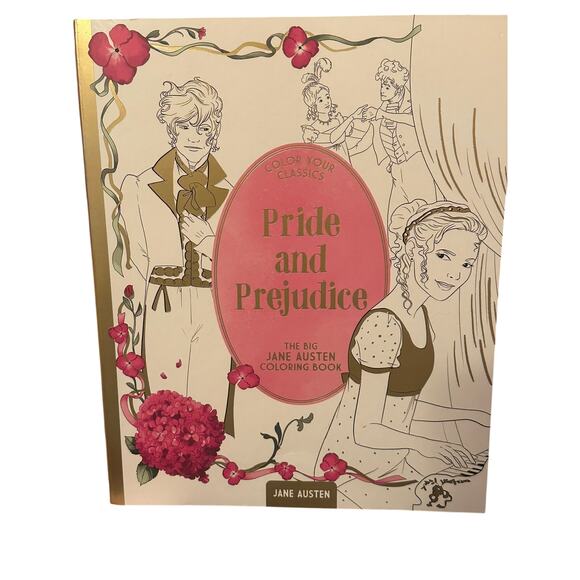 color your classics Other - Color Your Classics Pride and Prejudice The Big Jane Austen Coloring Book NEW